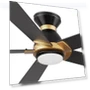 Thumbnail Smart 52" Ceiling Fan with Lights — Ceiling Fan Wall Controls, SMAFAN