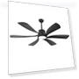 Thumbnail Smart Ceiling Fan with Light — Overhead Lighting, LEDLUX