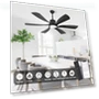 Thumbnail Smart Ceiling Fan with Light — Overhead Lighting, LEDLUX