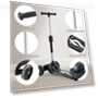 Thumbnail Adjustable Height Kids Scooter with LED Lights — Push Scooters, GLAMUP
