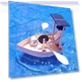 Solar-Powered Rowing Robot Toy Set — Solar Power, Amouage
