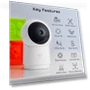 Thumbnail Auto Tracking Indoor Security Camera — Smart Home Security, Geeni
