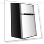 Thumbnail Compact Refrigerator with Freezer — Mini Fridges, COSTWAY