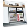 Thumbnail Compact Refrigerator with Freezer — Mini Fridges, COSTWAY