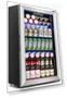 Mini Fridge Glass Door Beverage Cooler — Mini Fridges, Feelfunn