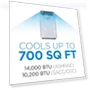 Thumbnail Smart Portable Air Conditioner — Portable, BLACK+DECKER
