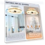 Thumbnail Low Profile Ceiling Fan with Lights and Remote — Ceiling Fan Lighting Solutions, VOLISUN