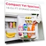 Thumbnail Retro Compact Fridge with Chiller — Mini Fridges, Frigidaire