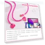 Thumbnail Pearl Beaded Wired Headphones — In-Ear Headphones, VOFUOE