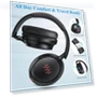 Thumbnail Active Noise Cancelling Wireless Headphones — Over-Ear Headphones, ACANDYA