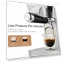Thumbnail Espresso Coffee Machine with Milk Frother & Temp Display — Coffee & Espresso Combos, ChefAidPower