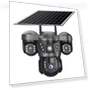 Multi-lens Panoramic Solar Surveillance PTZ Dome Camera — Outdoor Security Cameras, VTS29