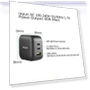 Thumbnail Turbo 3-Port GaN Wall Charger — Chargers, MINIX