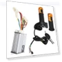 36V 1000W Controller with Universal Throttle Grip and Display Screen Kit — Brake Controls, 3CZY