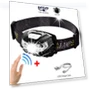 Waterproof LED Headlamp with Intelligent Sensor — Flashlights, habia