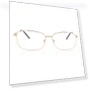 Full Rim Square Gold Fashion Unisex Eyeglasses — Smart Glasses, SmartBuy Collection