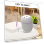 Thumbnail Mini Humidifier with 7 Color LED — Air Moisturizers, HOTFFISH