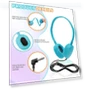 Thumbnail Bulk Headphones Multi Color for Classroom School — In-Ear Headphones, ZHENWAY