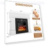 Thumbnail Electric Fireplace with Mantel — Electric Heating Solutions, oneinmil