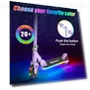 Thumbnail Foldable Kick Scooter with Light Up Wheels — Helmets, Rahmory
