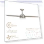 Thumbnail Smart 3-Blade Ceiling Fan with LED Light Kit — Ceiling Fan Lighting Solutions, East Grove Home