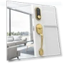 Smart Deadbolt Keypad Front Door Lock with Handle — Smart Home Security, SMONET