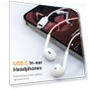 Thumbnail Wired Earphones with USB-C Connector — In-Ear Headphones, Lanteso