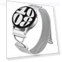 Magnetic Stainless Steel Milanese Strap with X-Shaped Connector — Bands, Smartwatch 2025
