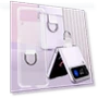 Transparent Metal Ring Holder Design Hard PC+PVC Phone Case Cover — Basic Cases, Smartwatch 2025