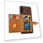Bump Proof Calf Texture Phone Case with Card Slots and Kickstand — Phone Accessories, Smartwatch 2025