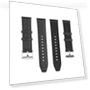 Genuine Leather Surface+Silicone Smart Watch Band Strap — Bands, Smartwatch 2025