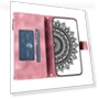 Mandala Flower Pattern Printing Leather Phone Case Stand — Phone Accessories, Smartwatch 2025