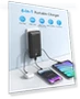 Thumbnail Portable Charger with Built-in Cables and Wall Plug — Chargers, Charmast