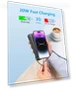 Thumbnail Portable Charger with Built-in Cables and Wall Plug — Chargers, Charmast