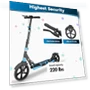 Thumbnail Foldable Scooter with Disc Brake & Dual Shock Absorbers — Push Scooters, MEE GOO