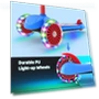 Thumbnail Kids Scooter with Light-Up Deck and Wheels — Push Scooters, TONBUX