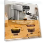 Thumbnail Stainless Steel Espresso Coffee Machine with Milk Frother — Coffee & Espresso Combos, ChefAidPower