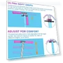 Thumbnail Collapsible Portable Kids Push Scooter — Push Scooters, LEADER RIDER