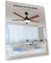 Thumbnail Smart Ceiling Fan with Lights — Ceiling Fan Wall Controls, Lumary