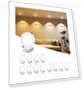 Thumbnail Smart Downlight Recessed Ceiling Light — LED, Puzzles