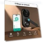 Thumbnail Smart WiFi Door Lock with Handle — Smart Home Security, SMONET