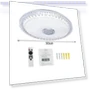 Colorful Bluetooth Speaker Ceiling Light — Overhead Lighting, ZHUOYUE168