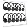 Thumbnail Kids Headphones 10-Pack for School Bulk Set — In-Ear Headphones, A+ Scholars