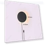 Simple LED Touch Dimming Wall Light with US Plug — Wall Lighting, Binchi Lighting Appliances