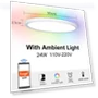 RGB Smart Ceiling Lamp — Overhead Lighting, Rainbow Rain