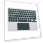 Ultra-Thin Silent Portable Wireless Keyboard with Touchpad — Keyboards, Zeblaze