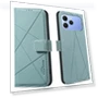 Geometry Imprinted Leather Phone Cover — Flip Cases, Smartwatch 2025