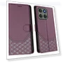 Imprinted Honeycomb RFID Blocking Leather Phone Cover with Strap — Basic Cases, Smartwatch 2025