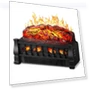 Thumbnail Vintage Design Portable Freestanding Fireplace Log Heater — Portable Heating Solutions, Havato