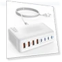 Thumbnail 200W GaN 8 Port USB C Charging Station — Power Hubs, Shenzhen Xihuida Electronics Co., Ltd.